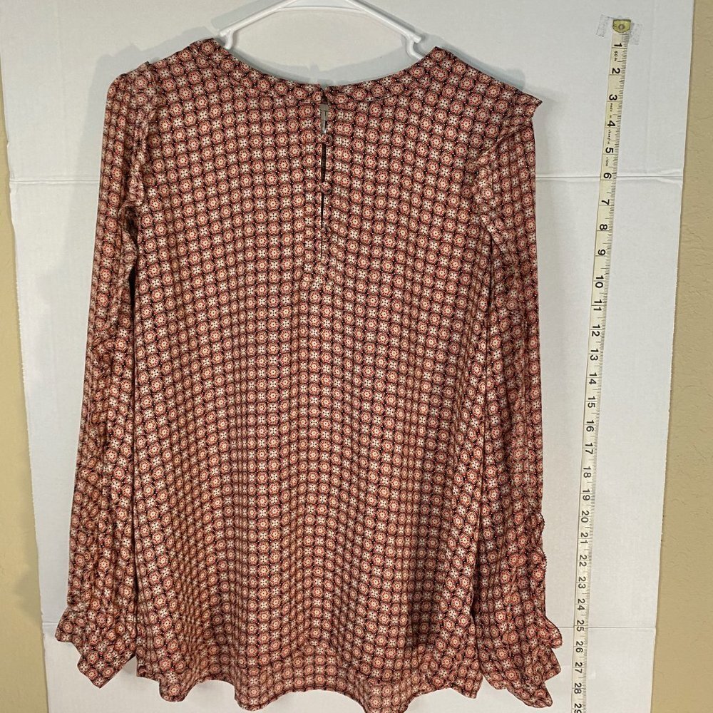 Loft Long Sleeve Floral Top Size Large Petite - Picture 1 of 5